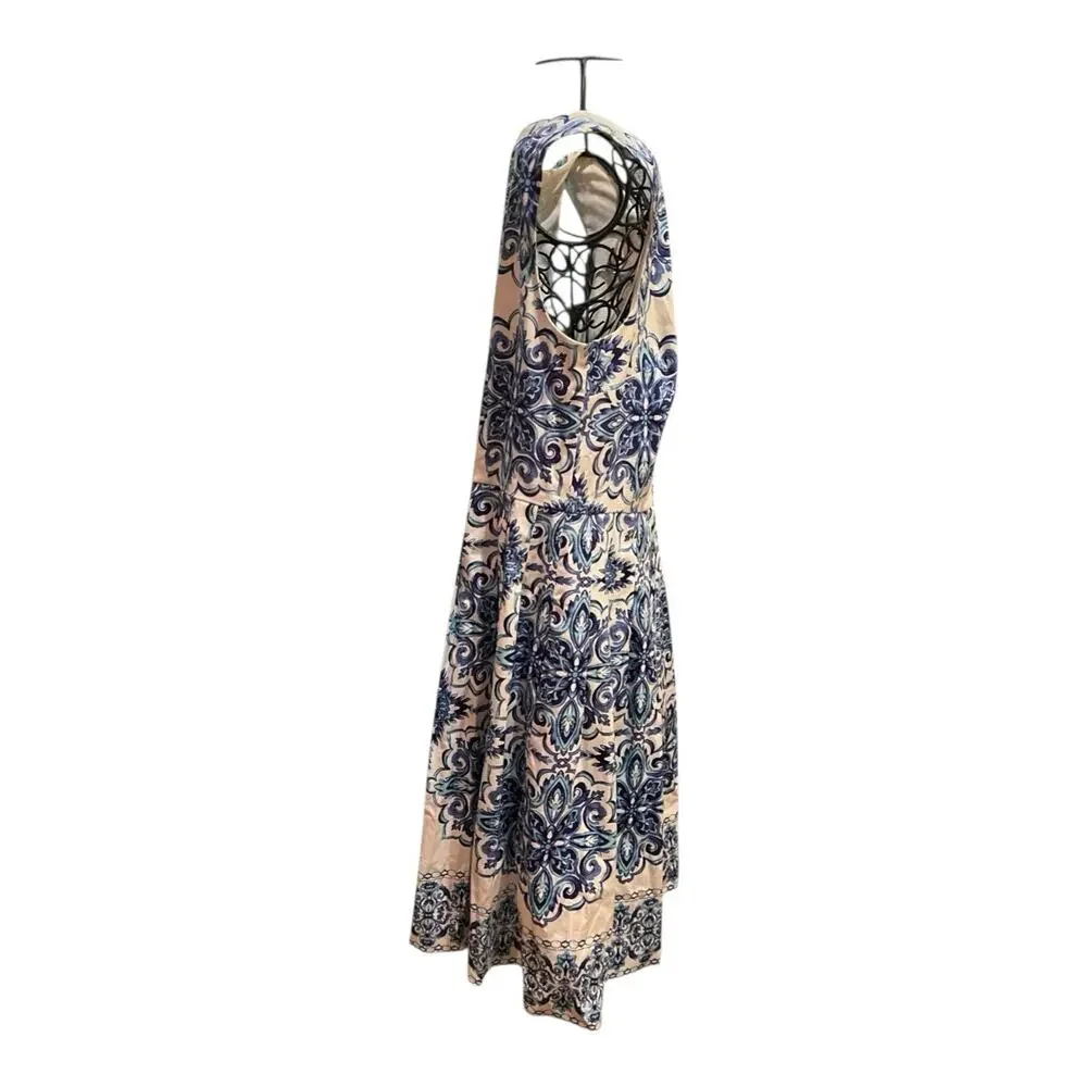 TALBOTS Dress Size 12P Floral Pockets Boho Romantic Ditzy Pockets Fairy Lined